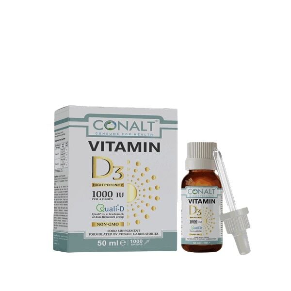 Conalt Vitamin D3 1000 IU Liquid Supplement 50 ml