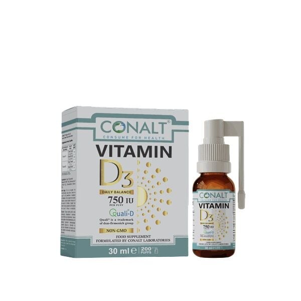 Conalt Vitamin D3 750 IU Oral Spray for Daily Support 30 ml
