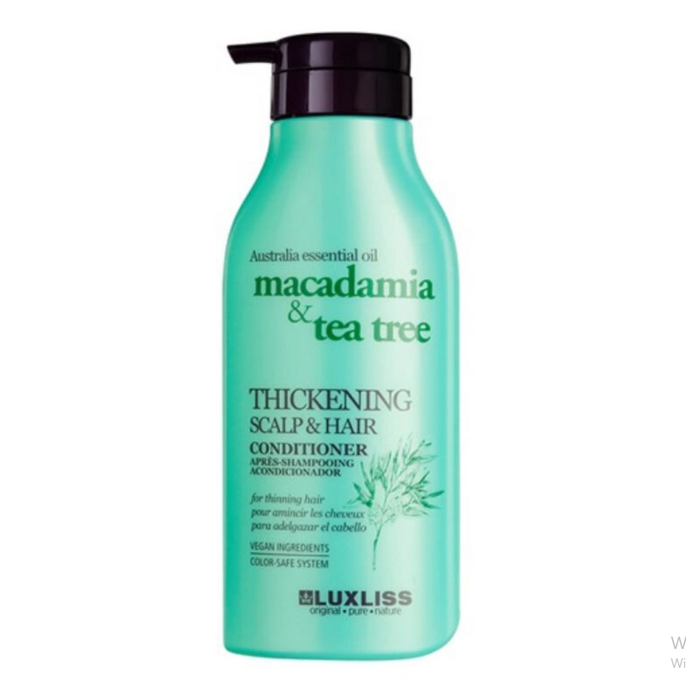 Luxliss Thickening Macadamia Tea Tree Thickening Scalp- Hair Conditioner 500 ml - Hair Conditioner