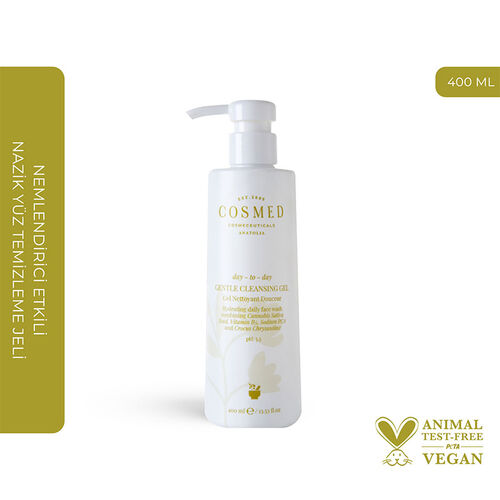 Cosmed Day to Day Face Cleansing Gel for Hydrated Skin 400 ml