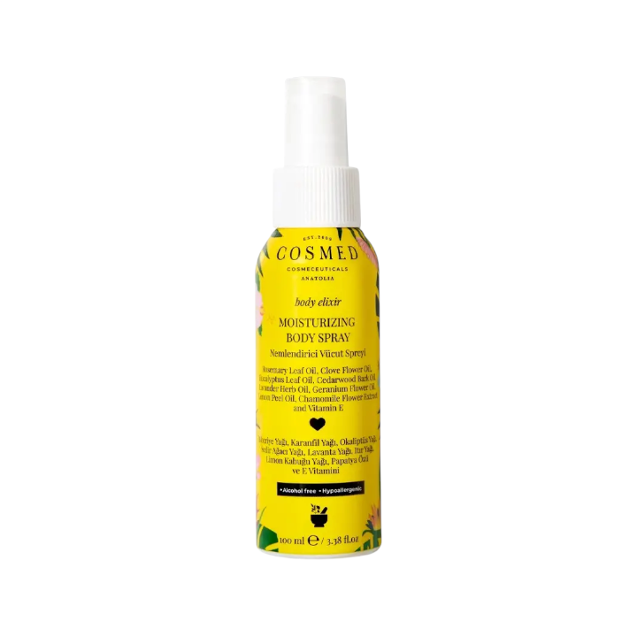 Cosmed Moisturizing Body Spray with Aloe Vera & Vitamin E 100ml