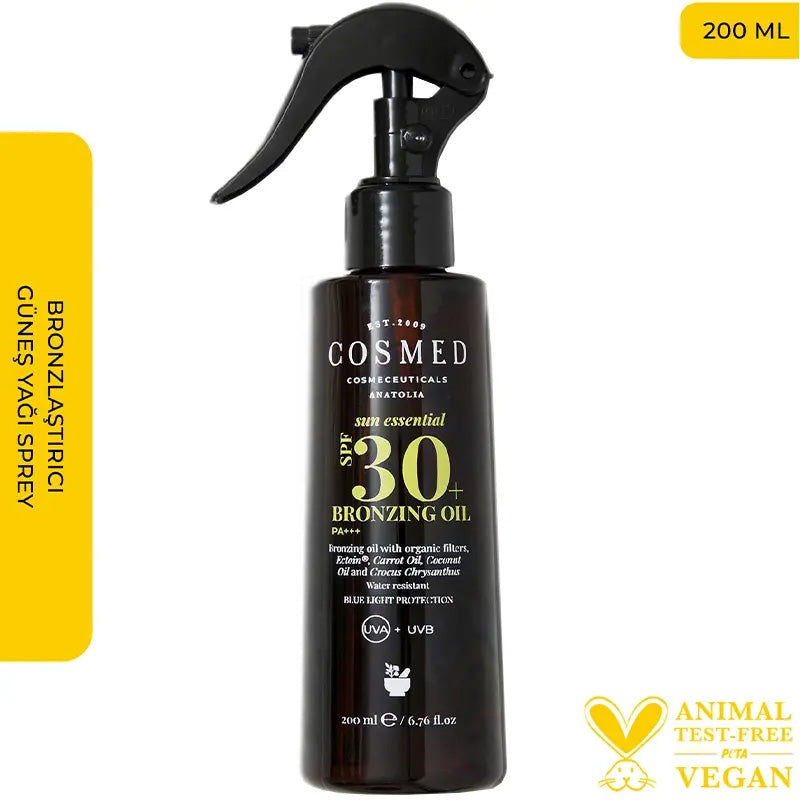 Cosmed Sun Essential Bronzing Oil SPF 30 Sun Protection 200 ml