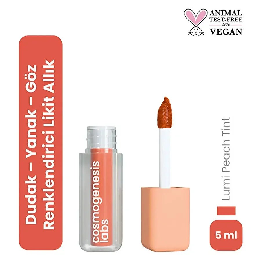 Cosmogenesis Labs Lumi Peach Tint Lip & Eye Tint 5 ml