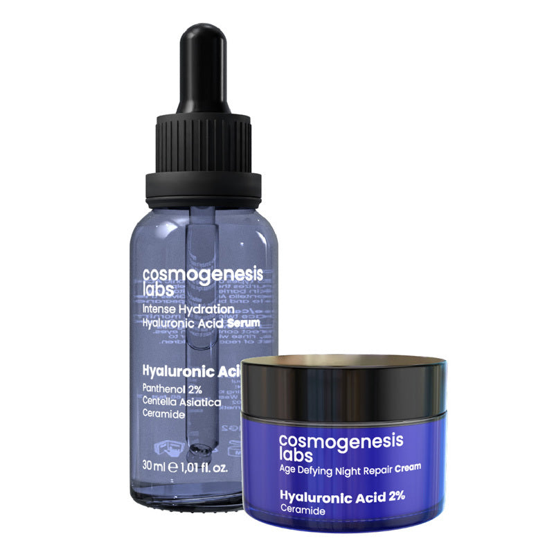Cosmogenesis Labs Dry Skin Care Set with Hyaluronic Acid (2pc)
