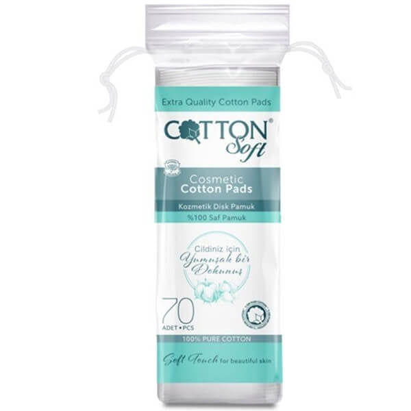 Cotton Soft Disk Pamuk Soft Cotton Pads 70 Count
