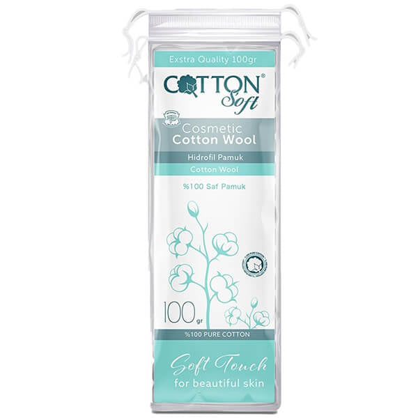 Cotton Soft 100% Pure Cotton Wool for Daily Care 100g