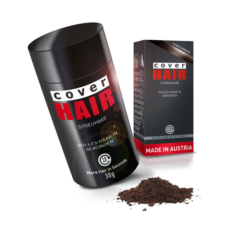 Cover Hair Hair Building Fibers for Thickening Dark Brown 30g
