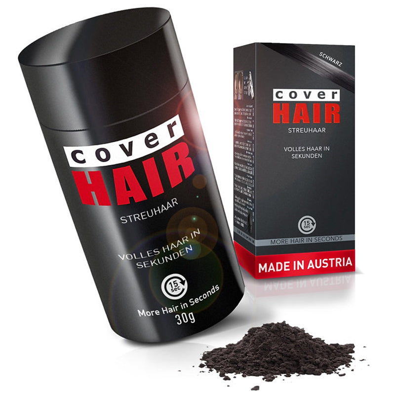 Cover Hair Hair Building Fibers for Instant Volume Black 30g