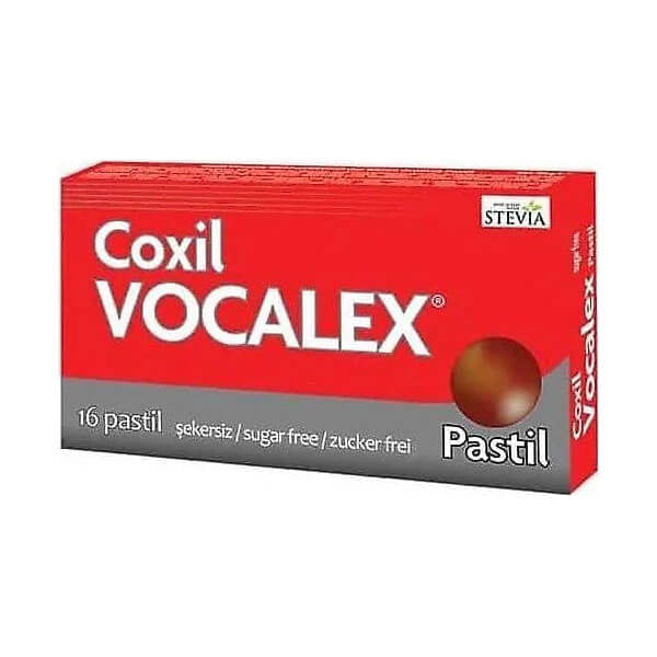 Coxil Vocalex Sugar-Free Throat Lozenges 16 Count