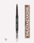 Flormar Angled Eyebrow Pencil with Brush - Precise Definition, Natural Look, 4 Shades Available - view 3