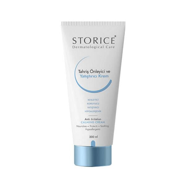Storice Calming Cream - Anti-Irritation, Paraben-Free Skincare for Dry, Sensitive Skin Relief (200ml) - Skin Care