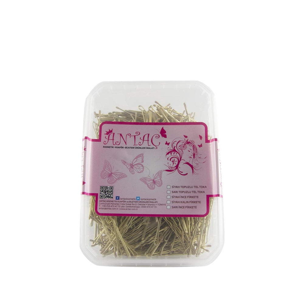 Antaç Yellow Wire Hair Clips 500g - Bulk Bobby Pins & Hairpins for Styling Antaç Yellow Wire Hair Clips 500g - Bulk Hair Accessories hair clips, bobby pins, hairpins, wire hair accessories, bulk hair clips, yellow hairpins, hair styling solutions, hair accessories, bulk hair accessories, styling tools, hair care, yellow hair clips, wire hairpins