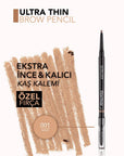Flormar Ultra Thin Brow Pencil 001 Beige 0.09g