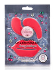 Bee Beauty Cherry Hydrogel Lip & Eye Mask Set for Soft Skin