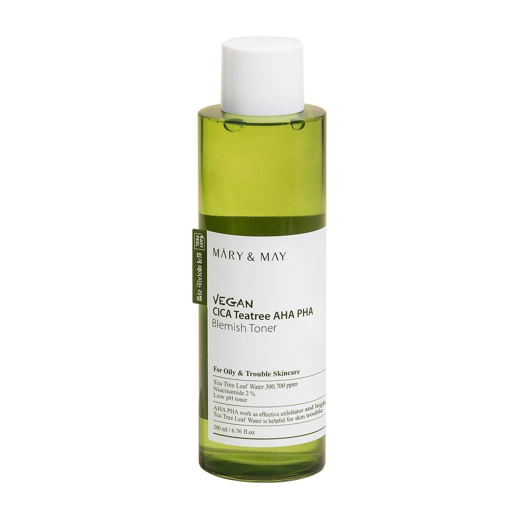 Mary &amp; May Cica Tea Tree AHA PHA Toner 200ml