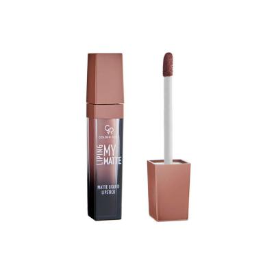 Golden Rose Liquid Matte Lipstick - #3 - Long Lasting, Intense Color, Non-Drying Formula - Comfortable Matte Lip Color Golden Rose Liquid Matte Lipstick: Long Lasting & Non-Drying liquid matte lipstick, long lasting lipstick, matte lip color, non-drying matte lipstick, intense color lipstick, comfortable matte lipstick, golden rose lipstick, matte liquid lip, long wear lip color, matte finish lip, lipstick, matte lipstick, liquid lip color, lip color, lip makeup, cosmetic, beauty, long-wearing, non-drying, 