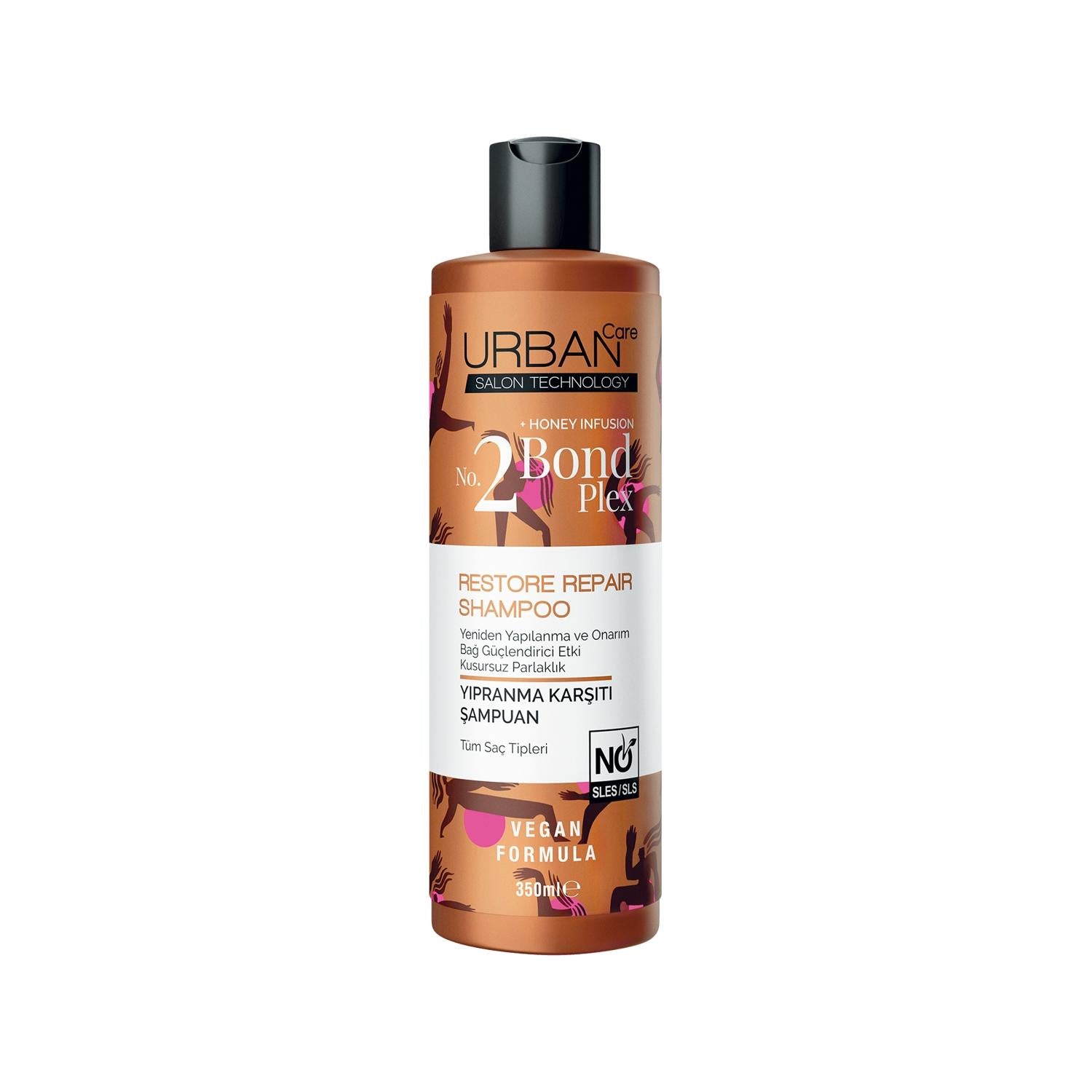 URBAN Care Sulfate-Free Shampoo with Bond Plex Technology - Gentle, Repairing, and Nourishing for Damaged Hair, 11.83 fl oz URBAN Care Sulfate-Free Shampoo with Bond Plex - Repair Damaged Hair sulfate-free shampoo, bond plex shampoo, anti-damage hair care, repairing damaged hair, sülfatsız şampuan, hair repair, gentle hair care, nourishing shampoo, damaged hair treatment, hair care for chemically treated hair