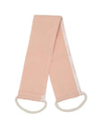 Let'scrub Exfoliating Back Bath Mitt for Smooth Skin, Salmon