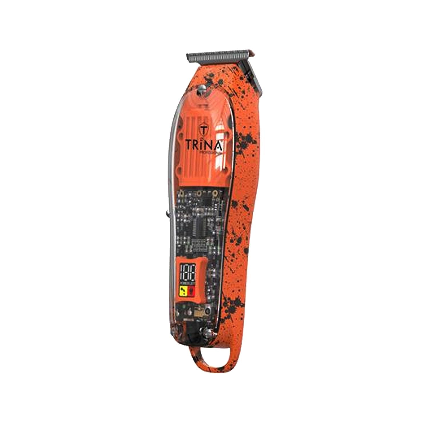 Trina Professional Hair Cutting Machine - Orange, High-Quality Performance for Professional Hairstylists Trina Professional Hair Cutting Machine - Orange hair cutting machine, professional hair clippers, Trina hair cutting tools, orange hair clippers, professional grooming equipment, hairstylist tools, durable hair clippers, professional grade hair cutting, Trina Professional, hair cutting, grooming equipment, salon essentials, barber tools