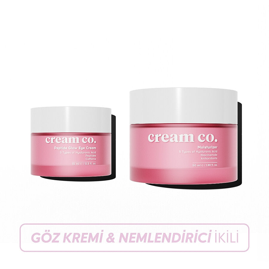 Cream Co. Eye Cream Duo for Hydration and Radiance 2-Pack