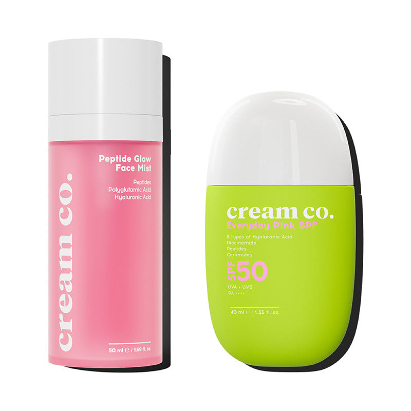 Cream Co. Brightening Duo with SPF 50 and Glow Mist