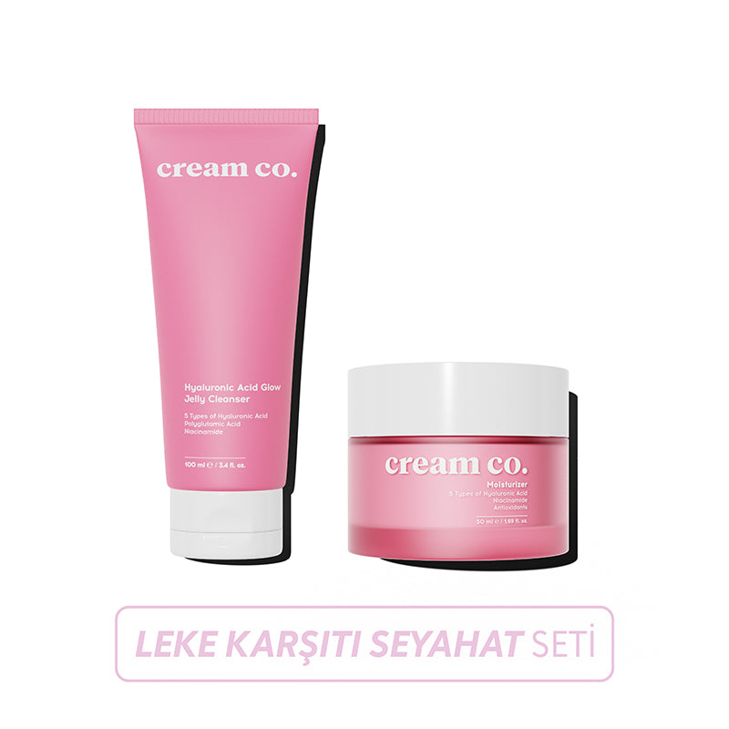 Cream Co. Brightening Travel Set for Even Skin Tone 2 Pieces