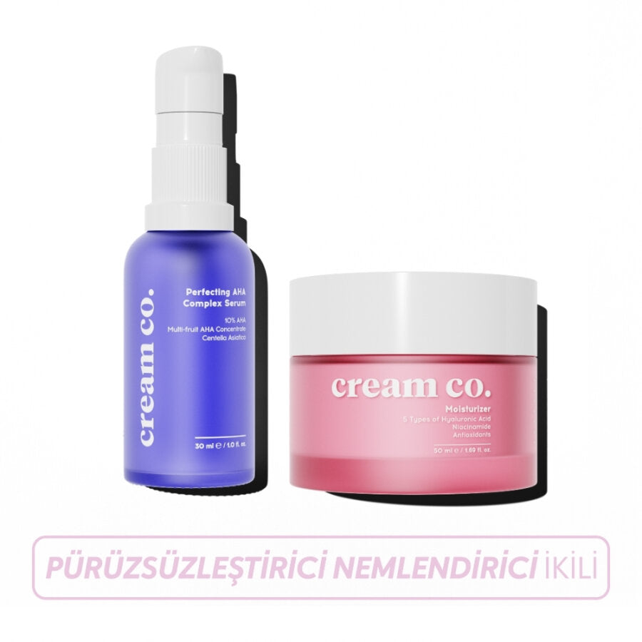 Cream Co. Smoothing and Moisturizing Duo Set 2 Pieces