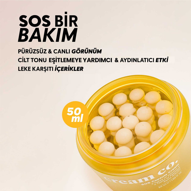Cream Co. SOS Capsule Cream Brightening Moisturizer 50 ml