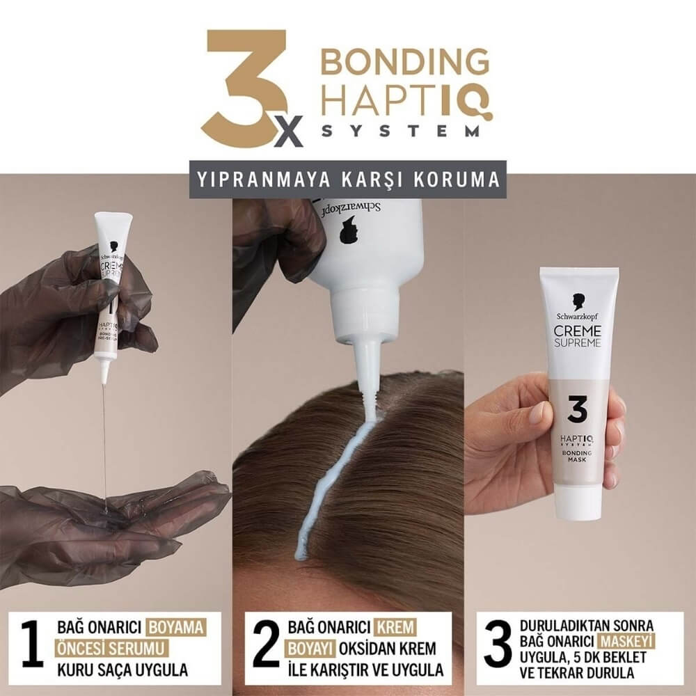 Creme Supreme 6-16 Ashy Cold Light Brown Hair Color Kit