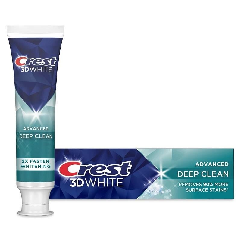 Crest 3D White Advanced Deep Clean Whitening Toothpaste 107g