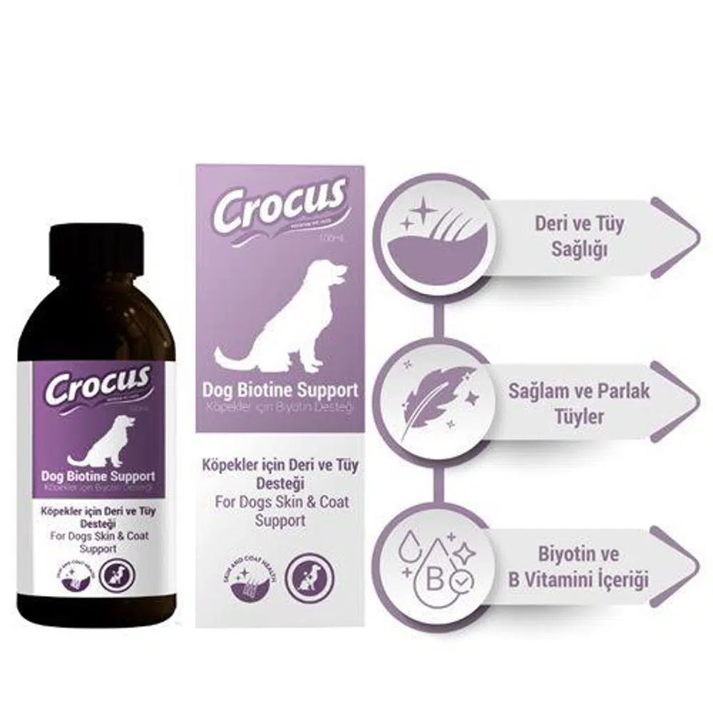 Crocus Dog Coat Health Support Drops 100 ml