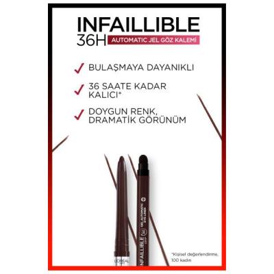 loreal-paris-infaillable-gel-eyeliner-brown, long-lasting-brown-eyeliner, dual-ended-eyeliner-and-blending-tool L'Oreal Paris Infaillable Gel Eyeliner - Brown | Long Lasting L'Oreal Paris Infaillable Gel Eyeliner - Brown loreal-paris, gel-eyeliner, brown-eyeliner, smudge-proof, waterproof, makeup, eye-makeup, automatic-pencil, ai-generated, long-lasting