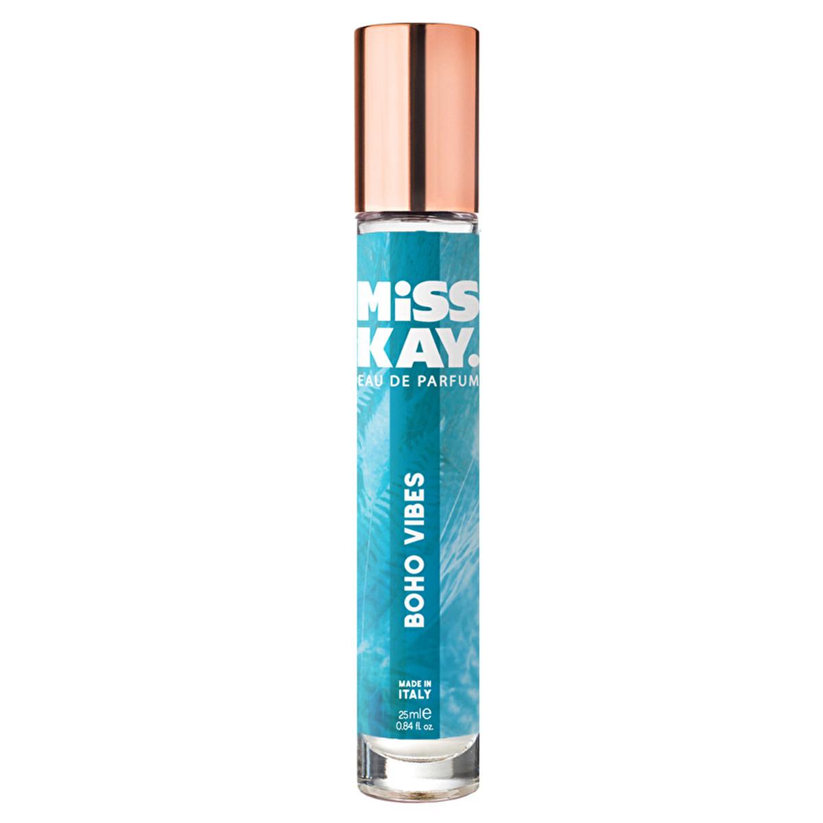 miss kay boho vibes edp women's perfume 25 ml, bottle of miss kay boho vibes perfume with vibrant notes, close-up of miss kay boho vibes women's fragrance Miss Kay Boho Vibes EDP Women's Perfume - Musky Notes & Vibrant Fragrance | 25 ml Miss Kay Boho Vibes EDP Women's Perfume - 25 ml miss-kay, boho-vibes, womens-perfume, edp, fragrance, musky-notes, vibrant-scent, perfume-25ml, ai-generated, floral-fragrance