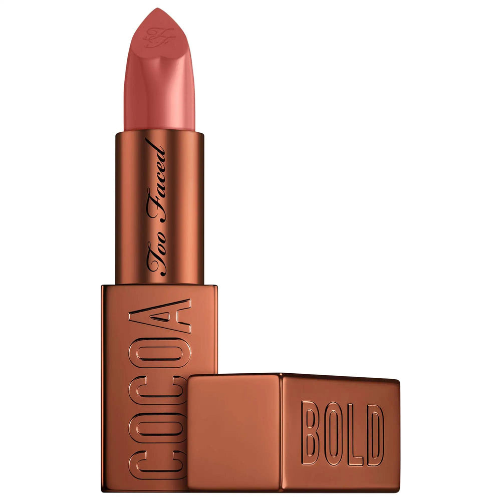 Cocoa Bold: Universally Flattering Nude Cocoa Cream Lipstick - High Pigment, Cruelty-Free, Chocolate Scented, Buttery Texture Cocoa Bold Nude Lipstick: Creamy, High Pigment, Cruelty-Free Cocoa lipstick, Nude lipstick, Cream lipstick, Cruelty-free lipstick, High pigment lipstick, Chocolate scented lipstick, Medium coverage lipstick, Full coverage lipstick, Paraben-free lipstick, Buttery lipstick, lipstick, lip color, lip makeup, nude cocoa, cocoa shade, moisturizing lipstick, long lasting lipstick, ethical b
