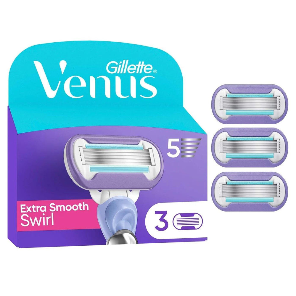 Gillette Venus Extra Smooth Women's Razor Blade Refills 3 Count