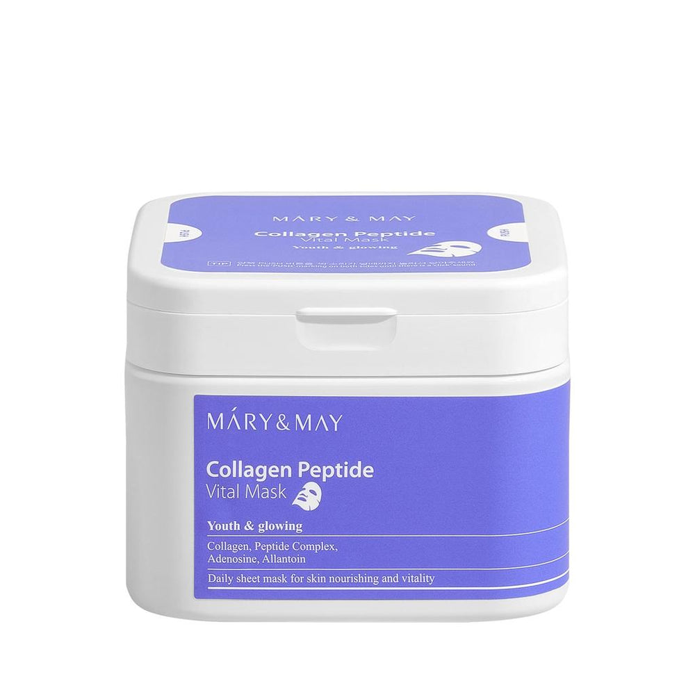 Mary & May Collagen Peptide Vital Mask for Firming 30 Sheets