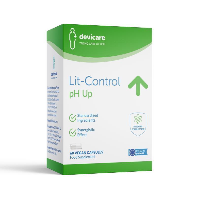 Lit-Control Urinary pH Adjuster Supplement - 60 Capsules for Effective pH Balance Management - Vitamin & Supplement