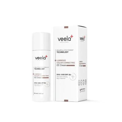 Veela SPF50+ CC Cream - Skin Tone Evening & Anti-Spot Cosmetic Sunscreen Veela CC Cream SPF50+ for Flawless Skin CC Cream, SPF50+, Skin tone evening, Anti-spot cream, Veela brand, Cosmetic sunscreen, Sun protection, Skincare, Makeup, Lightweight coverage, Daily skincare, Travel size, UV protection, Skincare routine, Makeup primer