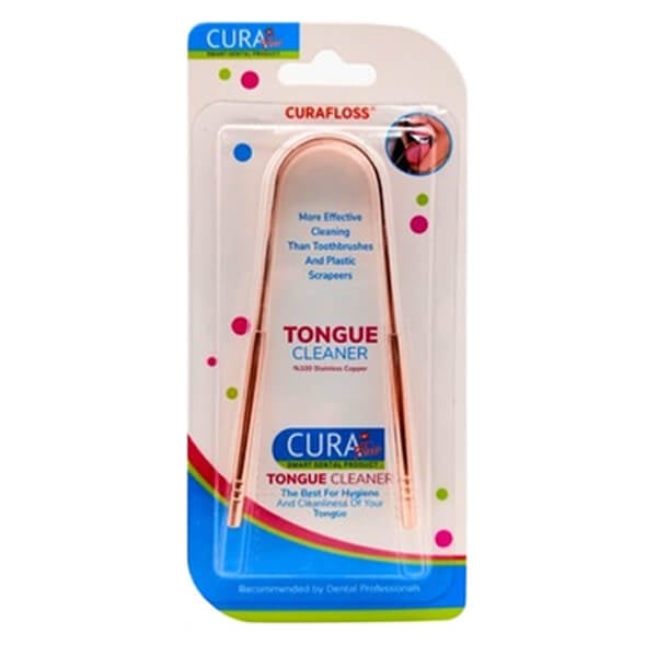 Curafloss Copper Tongue Cleaner for Fresh Breath 1 pc