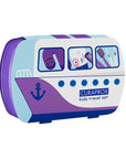Curaprox Kids Travel Set Travel-Friendly Oral Care Kit - Purple