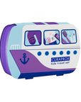 Curaprox Kids Travel Set Travel-Friendly Oral Care Kit - Purple
