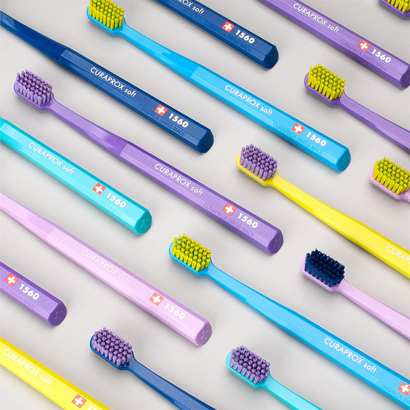 Curaprox CS 1560 Soft Toothbrush Gentle Plaque Removal 1 Count