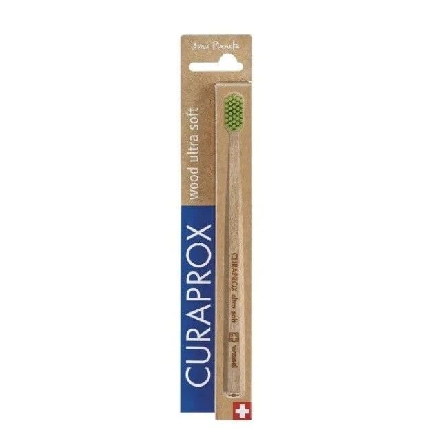 Curaprox CS 5460 Wood Ultra Soft Toothbrush Sustainable Beech 1pc