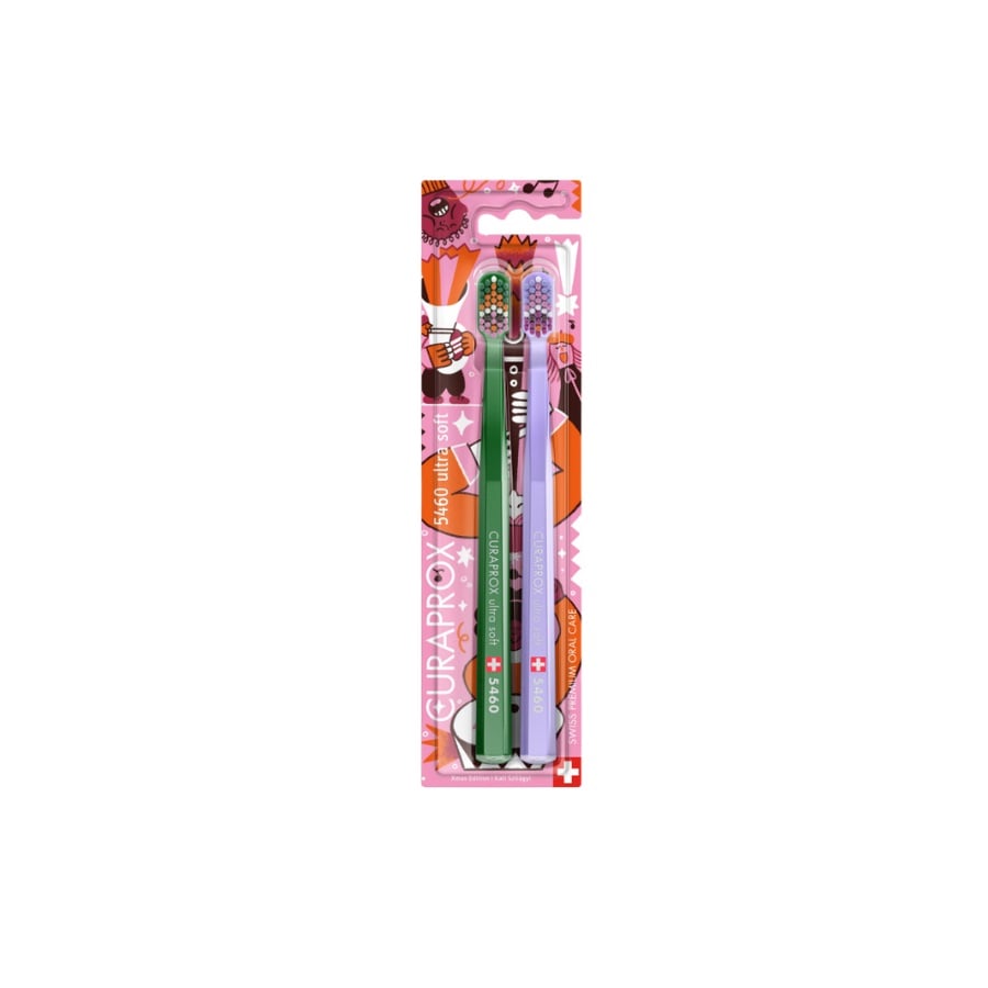Curaprox CS 5460 Holiday Edition 2026 Ultra Soft Toothbrush, 2-Pack