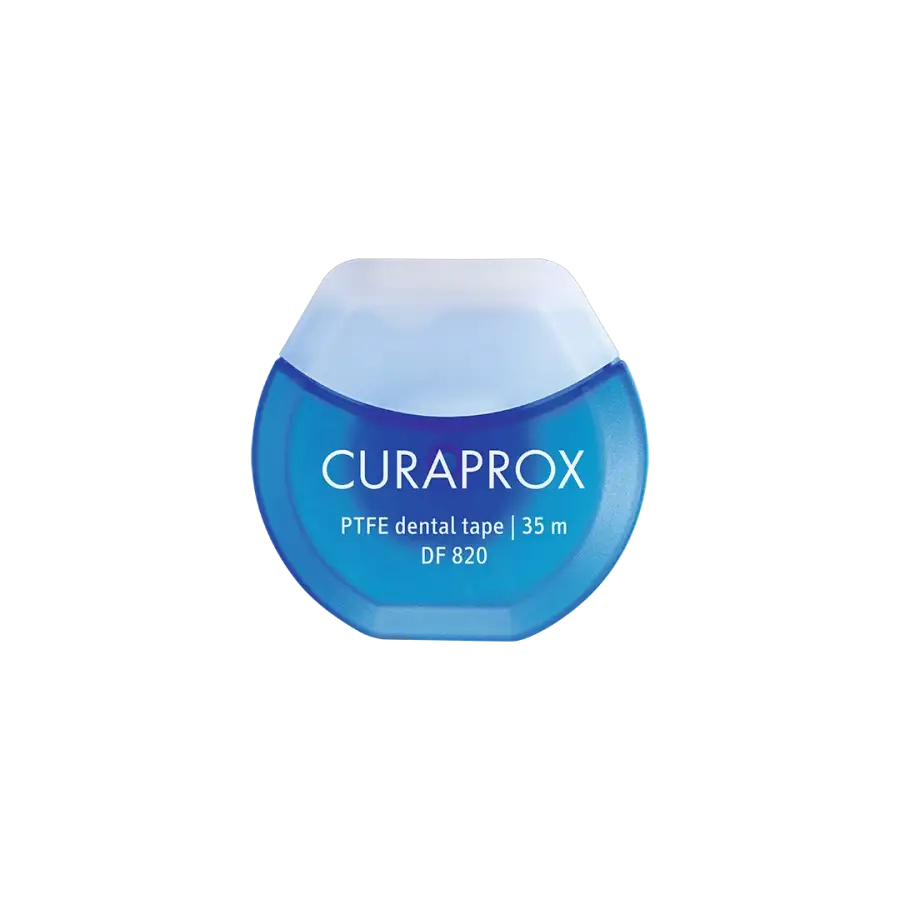 Curaprox DF 820 Teflon Dental Floss Shred-Resistant 35m
