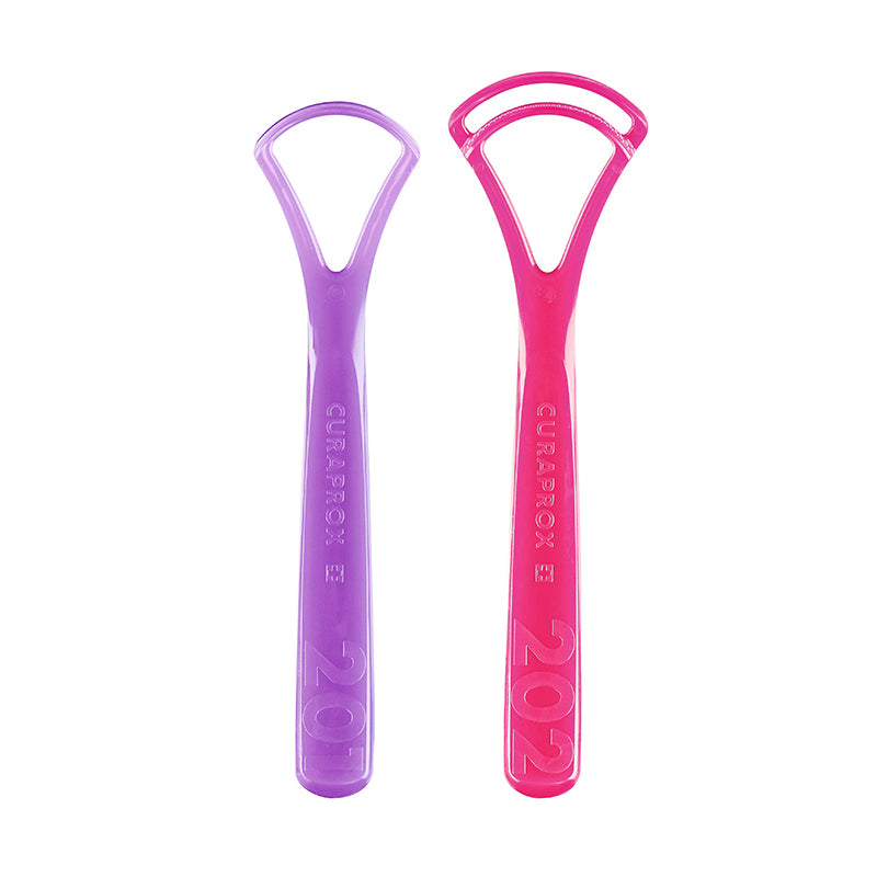 Curaprox Tongue Cleaner Set for Fresh Breath 2 Pack