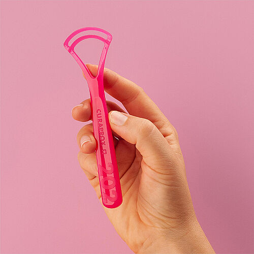 Curaprox Tongue Cleaner Set for Fresh Breath 2 Pack