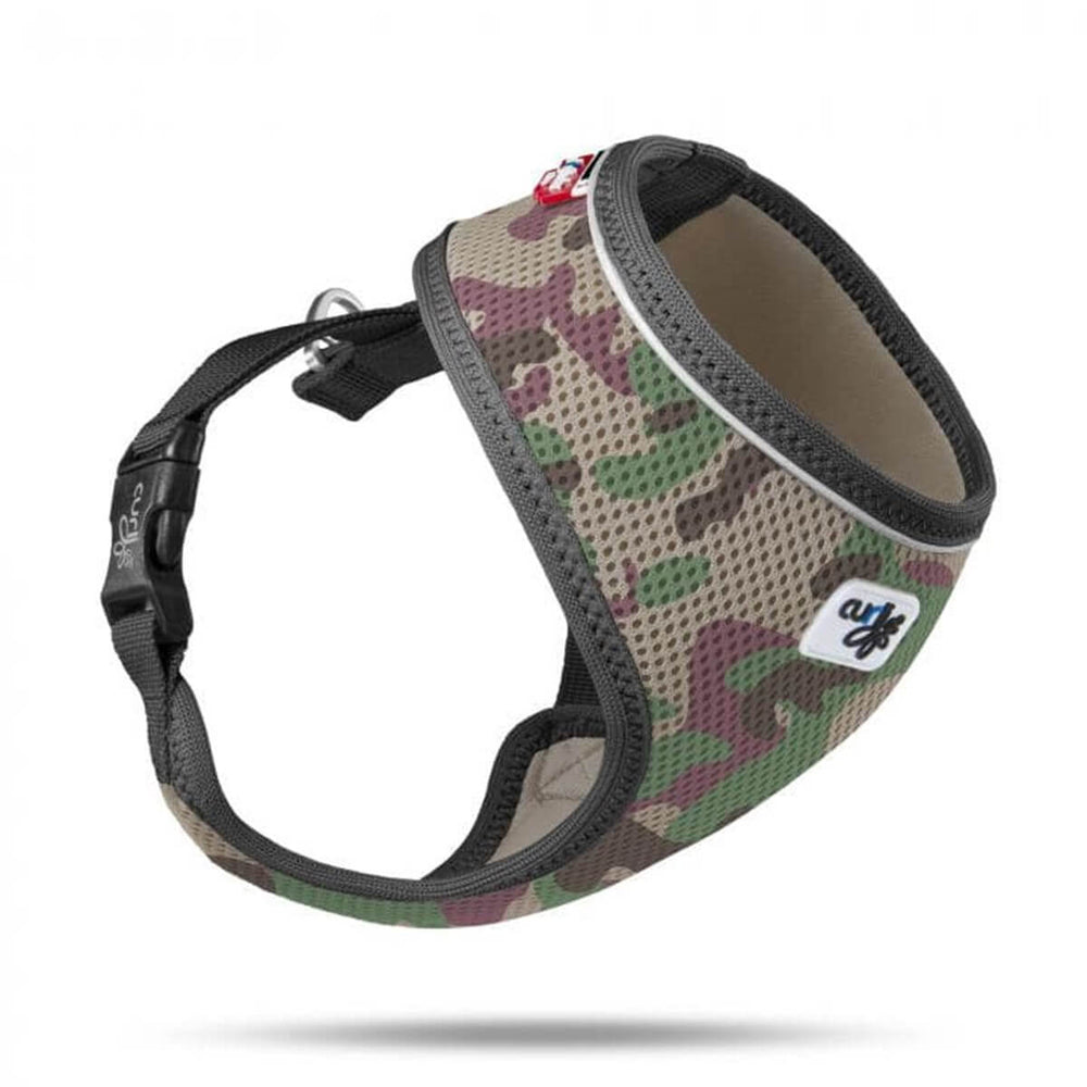 Curli Basic Air-Mesh Camo Dog Harness Breathable Comfort XL