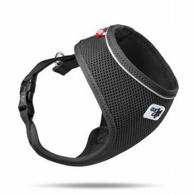 Curli Basic Air-Mesh Dog Harness Breathable Comfort Black XS