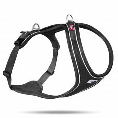 Curli Belka Comfort Dog Harness Black XS for Small Breeds